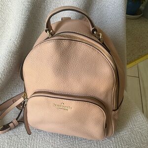 kate spade Blush Pebbled Leather Mini Backpack